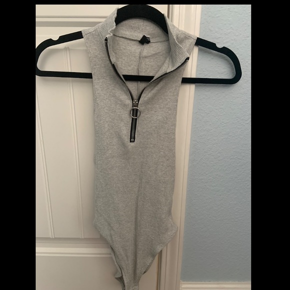 Out from Under Tank Zip Up Bodysuit - Picture 4 of 5